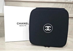 CHANEL BEAUTE Beauty Black VIP GWP Gift Cosmetic Bag Pouch Organiser - Bild 1 von 5