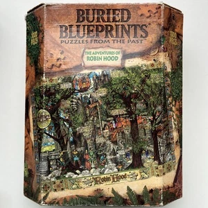 Buried Blueprints The Adventures of Robin Hood Jigsaw Puzzle Uncounted BePuzzled - Picture 1 of 6