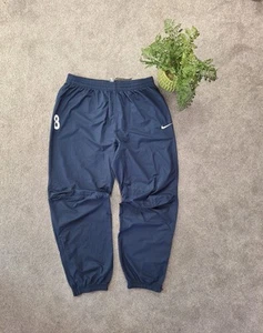 Vintage Nike Men’s Navy Rugby Cuffed Track Pants - XL - Picture 1 of 9