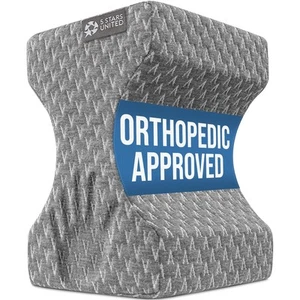 Knee Pillow for Side Sleepers - Hip Pain Relief, Memory Foam Leg Cushion for ... - Picture 1 of 7