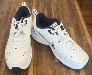 Nike Air Monarch IV 415445-102 Men's White Leather Running Sneakers Shoes 12.5 - Picture 1 of 8