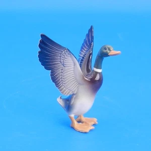 Hagen Renaker Miniature MALLARD DRAKE DUCK Wings Out Vtg Ceramic Bird Figurine - Picture 1 of 7