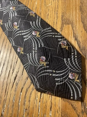 Usado en Excelente Condición Robert Talbott Mejor De Clase Grueso Geométrico Seda Corbata Floral EE. UU. Cosido a Mano Foto 1 de 4