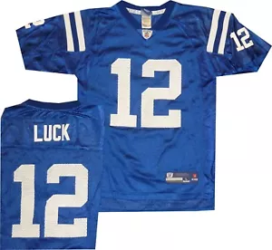 Andrew Luck Indianapolis Colts Reebok YOUTH LARGE Jersey 8-20 Older Style NEW - Bild 1 von 1
