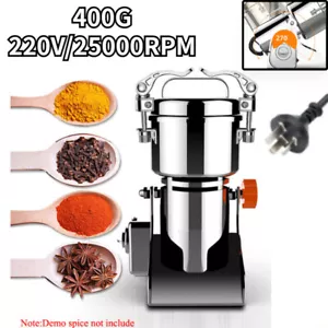 220V Elektrisch 400G Schaukel Typ Mühle Trocken Gewürz Kräuter Getreide Maschine Mühle Brecher - Bild 1 von 15