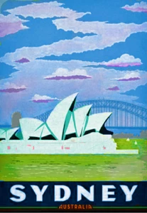 SYDNEY AUSTRALIEN - KÜHLSCHRANK FOTOMAGNET - Bild 1 von 3