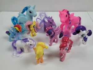 My Little Pony ~ Lotto misto di 10 ~ Spazzolabili e Vinile - Foto 1 di 11