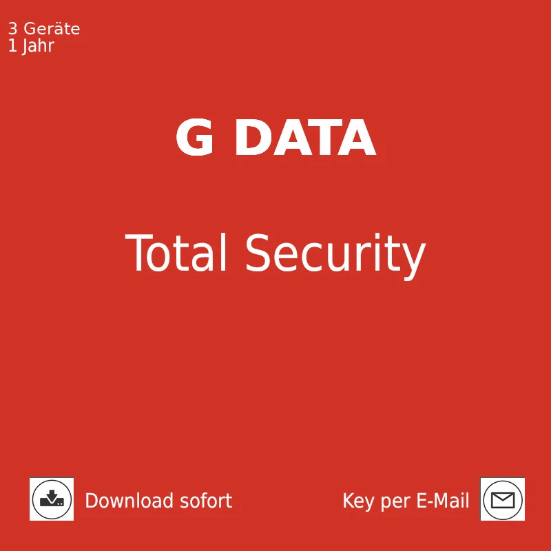 G DATA Total Security 2025, 3 Geräte, 1 Jahr, Download - Bild 1 von 1