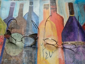 Vintage Safety Glasses and Eye Glasses, Antique, For Display, Decoration, Props - Picture 1 of 10