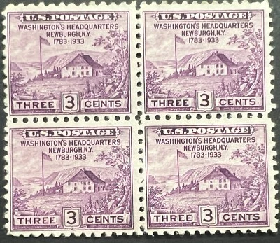 Scott#: 727 - Washington's Headquarters at Newburgh Block of Four MNG - Lot B4 - Image 1 of 2
