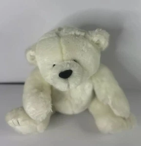 Polar Bear Plush 7" TM/MdeC AGC Inc Toronto, Ontario Glittery Fur, White - Picture 1 of 10