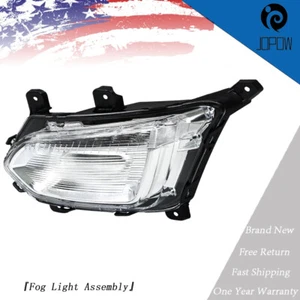 LH Side Fog Light For Chevy Equinox  2016-2017 Replacement Clear Housing Chrome - Picture 1 of 12