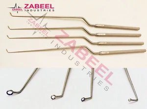 Transsphenoidal Hardy Pituitary Neurosurgery Curettes Set Of 4 Surgical, ENT ZI - Picture 1 of 2