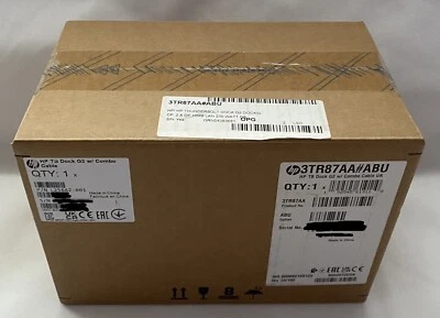 HP Thunderbolt Dock G2 230W with Combo Cable 3TR87AA#ABU (L25642-001) NEW Boxed - Image 1 of 2