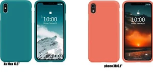 SURPHY iPhone Xs Max 6.5" XR Max 6.1" Soft Silicone TPU Shockproof Case - Picture 1 of 2