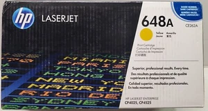HP CE262A 648A Yellow Standard Toner Laser Jet Enterprise CP4025dn Free Ship - Picture 1 of 2