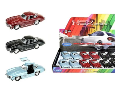 Mercedes Benz 300 Sl Modellino Auto Licenza Prodotto Scala 1:3 4-1:3 9 - Immagine 1 di 4