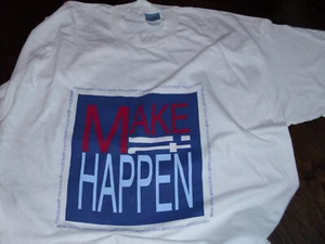 Vintage Macy's credit "Make it happen" employee promo tee shirt XL - Picture 1 of 2