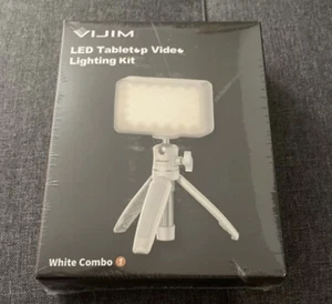 NEW VIJIM Tabletop LED Video Lighting Kit White Combo 1 - Picture 1 of 2