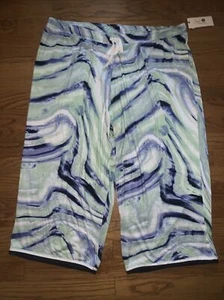 SECRET TREASURES Wide Leg Capri Lounge Hose Schlaf Blau TIE DYE NEU 2X ❤️tb98 - Bild 1 von 5