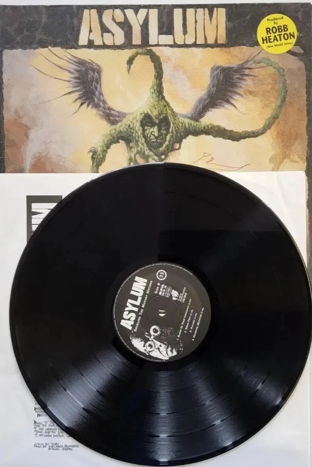 Asylum - Suckling The Mutant Mother [HIM] 1991 LP Album vinyl record - Image 1 of 4