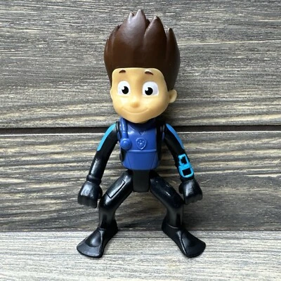 Nickelodeon Paw Patrol Ryder Boy Black Scuba Diver Plastic Figure  Foto 1 de 4
