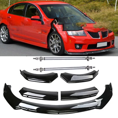 For Pontiac G8 GTO Front Bumper Lip Splitter Spoiler Bod Kit Strut Rod Foto 1 de 4