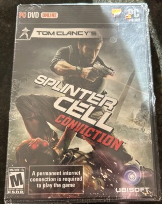 Tom Clancy's Splinter Cell: Conviction (PC, 2010) Brand New & Sealed - Image 1 of 2