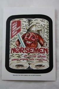 Wacky Packages Old School Norsemen Tan Back Trading Card Sticker 2012 Topps - Picture 1 of 1