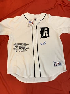GEORGE KELL AUTOGRAPHED SIGNED DETROIT TIGERS STAT JERSEY "HOF 83" TRISTAR MLB - Picture 1 of 9