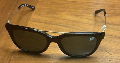 Gafas de sol Tory Burch TY7147 de plástico para mujer 1798/13 negras con lentes grises 53-19 auténticas Foto 1 de 4