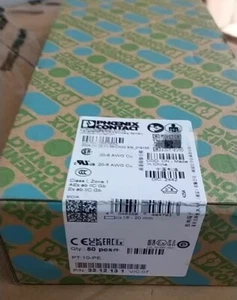 10PCS Phoenix Contact 3212131 grounding terminal PT 10-PE - Picture 1 of 2
