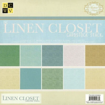 DCWV®️ 12x12"  LINEN CLOSET (48 SHEETS)  PS-005-00082  - Image 1 of 4