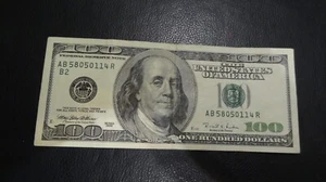 FEDERAL RESERVE NOTE 1996 $100 DOLLAR BILL IN GREAT CONDITION!!!!! - Picture 1 of 3