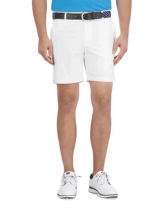 Nuevos Pantalones Cortos Robert Graham Blanco Aster Mezcla de Nailon Calce Clásico 7" Talla 30 - Imagen 1 de 2