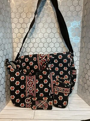 Vera Bradley PIROUETTE 4 Pc St Messenger Bag, Purse, Coin Pouch, Glasses Case - Image 1 of 4