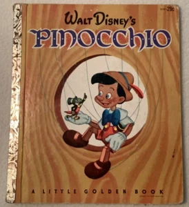 VG 1948 HC Little Golden Book Early Edition Disney's Pinocchio Campbell Grant - Picture 1 of 5