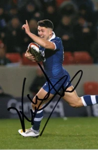 SALE SHARKS RUGBY UNION: KIERAN WILKINSON SIGNED 6x4 ACTION PHOTO+COA - Picture 1 of 1