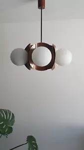 Sputnik Chandelier white glass / Space age light / Atomic Light - Picture 1 of 7