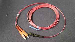 Fiber Optic Patch Cable 1 mtrs MTRJ male to SC 1.6mm Red Plenum Qty - 50 - Picture 1 of 2
