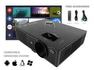 DLP Projector for Video, Slides, Work Use 2700 Lumens PC 3D Ready Full HD HDMI - Picture 1 of 10