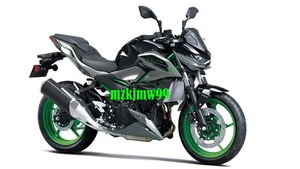 Kit de carenado moldeado por inyección ABS para Kawasaki Z500 2024 2025 negro brillante gris - Imagen 1 de 2