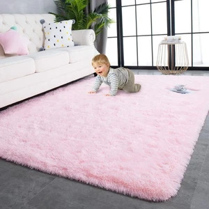 TWINNIS Super Soft Shaggy Rugs Fluffy Carpets, 4x5.9 Feet, Indoor Modern Plush - Picture 1 of 8