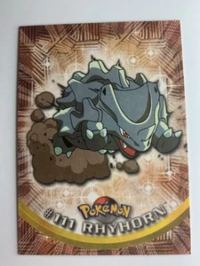 Serie de animación de televisión Topps Pokemon 2000 2 #111 Rhyhorn envío combinado gratuito - Imagen 1 de 2