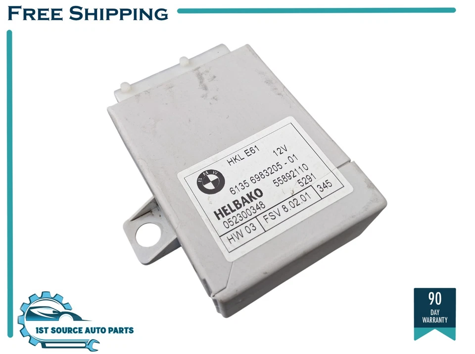 BMW 745i 750i 760i 2002-2008 módulo de control tapa maletero 6135 6983205-01 Foto 1 de 4