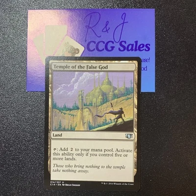 MTG - Temple of the False God - Commander 2014 - Near Mint - Image 1 of 2