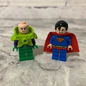 Lego Superman and Lex Luthor Minifigures Only from Set No. 10724 - Picture 1 of 2