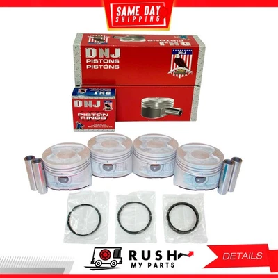 Kit de pistón y anillo 88-93 para Geo Toyota Celica 1.6L L4 DOHC 16v DNJ PRK920 Foto 1 de 4