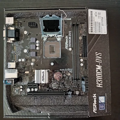 SCHEDA MADRE ASROCK H310CM-DVS LGA 1151 x CPU INTEL 8th/9th Generazione - Immagine 1 di 4