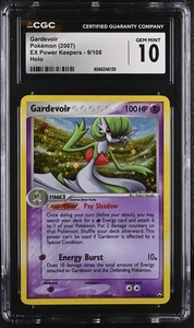 CGC 10 GEM MINT Gardevoir 2007 EX Power Keepers 9/108 Holo Pokemon Card - Picture 1 of 2